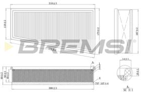 Bremsi FA2004 - FILTRO DE AIRE | AIR FILTER