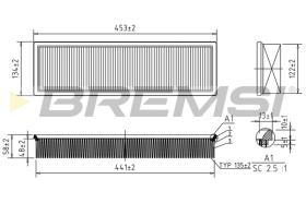 Bremsi FA2066 - FILTRO DE AIRE | AIR FILTER