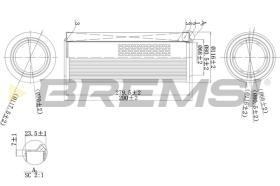 Bremsi FA2114 - FILTRO DE AIRE | AIR FILTER