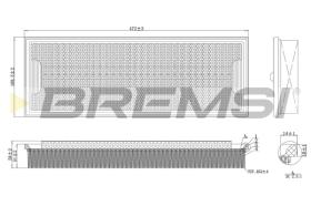 Bremsi FA2127 - FILTRO DE AIRE | AIR FILTER