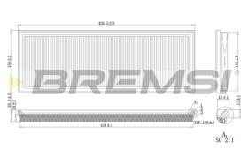 Bremsi FA2137 - FILTRO DE AIRE | AIR FILTER