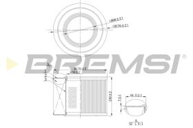 Bremsi FA2142 - FILTRO DE AIRE | AIR FILTER