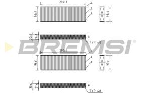 Bremsi FC0071 - FILTRO HABITACULO | CABIN FILTER