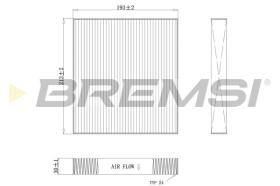 Bremsi FC0075C - FILTRO HABITACULO | CABIN FILTER