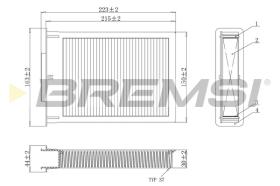 Bremsi FC0077 - FILTRO HABITACULO | CABIN FILTER