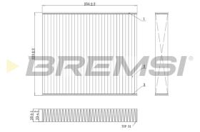 Bremsi FC0103 - FILTRO HABITACULO | CABIN FILTER