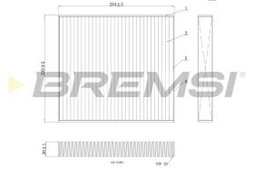Bremsi FC0177C - FILTRO HABITACULO | CABIN FILTER