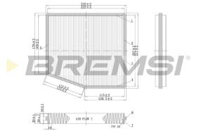 Bremsi FC0187C - FILTRO HABITACULO | CABIN FILTER