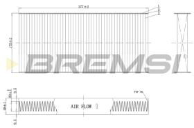Bremsi FC0403 - FILTRO HABITACULO | CABIN FILTER