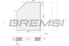 Bremsi FC0406A - FILTRO HABITACULO | CABIN FILTER