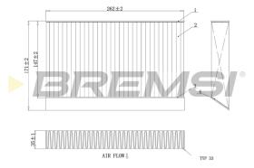 Bremsi FC0408C - FILTRO HABITACULO | CABIN FILTER