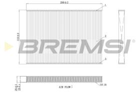 Bremsi FC0412C - FILTRO HABITACULO | CABIN FILTER