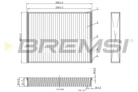Bremsi FC0459C - FILTRO HABITACULO | CABIN FILTER