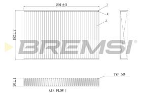 Bremsi FC0473 - FILTRO HABITACULO | CABIN FILTER