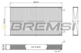 Bremsi FC0477 - FILTRO HABITACULO | CABIN FILTER
