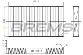 Bremsi FC0477C - FILTRO HABITACULO | CABIN FILTER