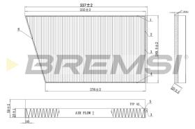 Bremsi FC0502C - FILTRO HABITACULO | CABIN FILTER