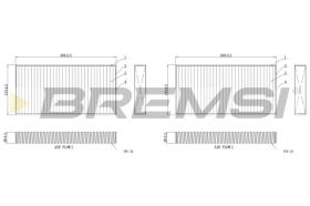 Bremsi FC0859C - FILTRO HABITACULO | CABIN FILTER
