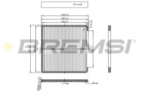 Bremsi FC0897 - FILTRO HABITACULO | CABIN FILTER