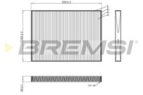 Bremsi FC0936 - FILTRO HABITACULO | CABIN FILTER