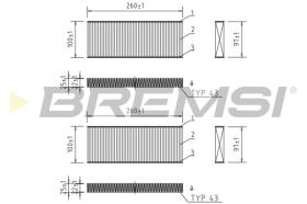 Bremsi FC0938 - FILTRO HABITACULO | CABIN FILTER