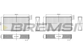 Bremsi FC0940C - FILTRO HABITACULO | CABIN FILTER