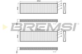 Bremsi FC0946 - FILTRO HABITACULO | CABIN FILTER