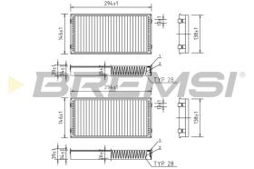 Bremsi FC0948 - FILTRO HABITACULO | CABIN FILTER