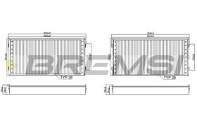 Bremsi FC0948A - FILTRO HABITACULO | CABIN FILTER