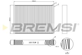 Bremsi FC0952 - FILTRO HABITACULO | CABIN FILTER