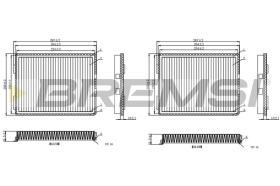 Bremsi FC0968C - FILTRO HABITACULO | CABIN FILTER