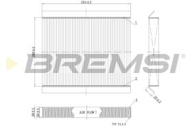 Bremsi FC0978 - FILTRO HABITACULO | CABIN FILTER
