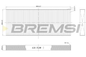 Bremsi FC0984 - FILTRO HABITACULO | CABIN FILTER
