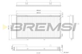 Bremsi FC0998 - FILTRO HABITACULO | CABIN FILTER