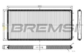 Bremsi FC1326C - FILTRO HABITACULO | CABIN FILTER