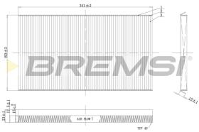 Bremsi FC1537C - FILTRO HABITACULO | CABIN FILTER