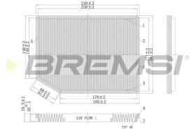 Bremsi FC1542 - FILTRO HABITACULO | CABIN FILTER
