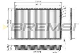 Bremsi FC1927 - FILTRO HABITACULO | CABIN FILTER