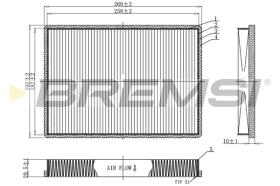 Bremsi FC1941 - FILTRO HABITACULO | CABIN FILTER