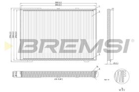Bremsi FC1946 - FILTRO HABITACULO | CABIN FILTER