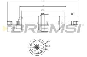 Bremsi FE0036 - FILTRO DE COMBUSTIBLE | FUEL FILTER