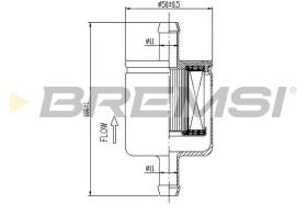 Bremsi FE0038 - FILTRO DE COMBUSTIBLE | FUEL FILTER