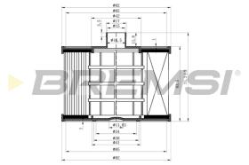 Bremsi FE0041 - FILTRO DE COMBUSTIBLE | FUEL FILTER
