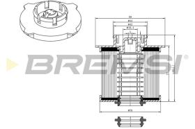 Bremsi FE0042 - FILTRO DE COMBUSTIBLE | FUEL FILTER