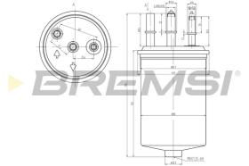 Bremsi FE0048 - FILTRO DE COMBUSTIBLE | FUEL FILTER
