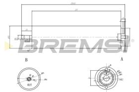Bremsi FE0052 - FILTRO DE COMBUSTIBLE | FUEL FILTER