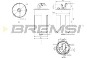 Bremsi FE0054 - FILTRO DE COMBUSTIBLE | FUEL FILTER