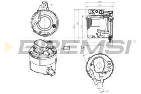 Bremsi FE0058 - FILTRO DE COMBUSTIBLE | FUEL FILTER