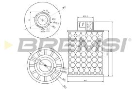 Bremsi FE0150 - FILTRO DE COMBUSTIBLE | FUEL FILTER
