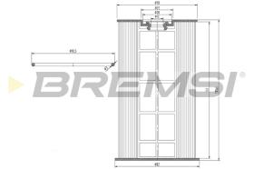 Bremsi FE0154 - FILTRO DE COMBUSTIBLE | FUEL FILTER